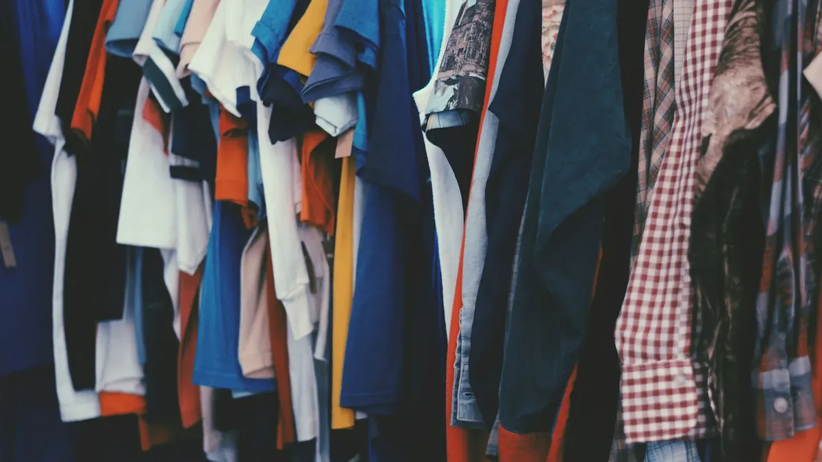 Assorted apparels