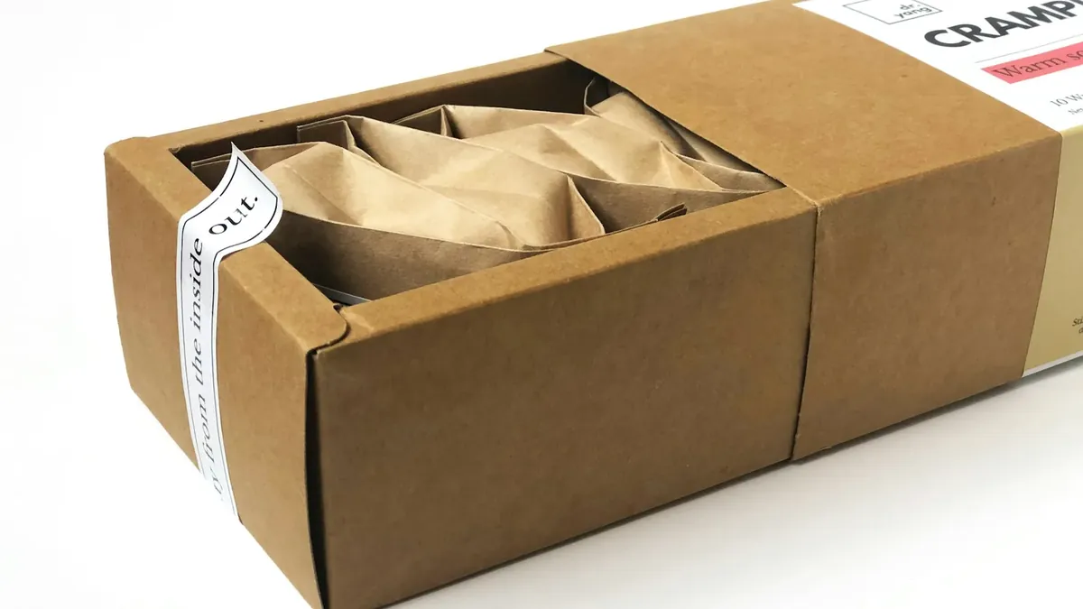 Brown cardboard box