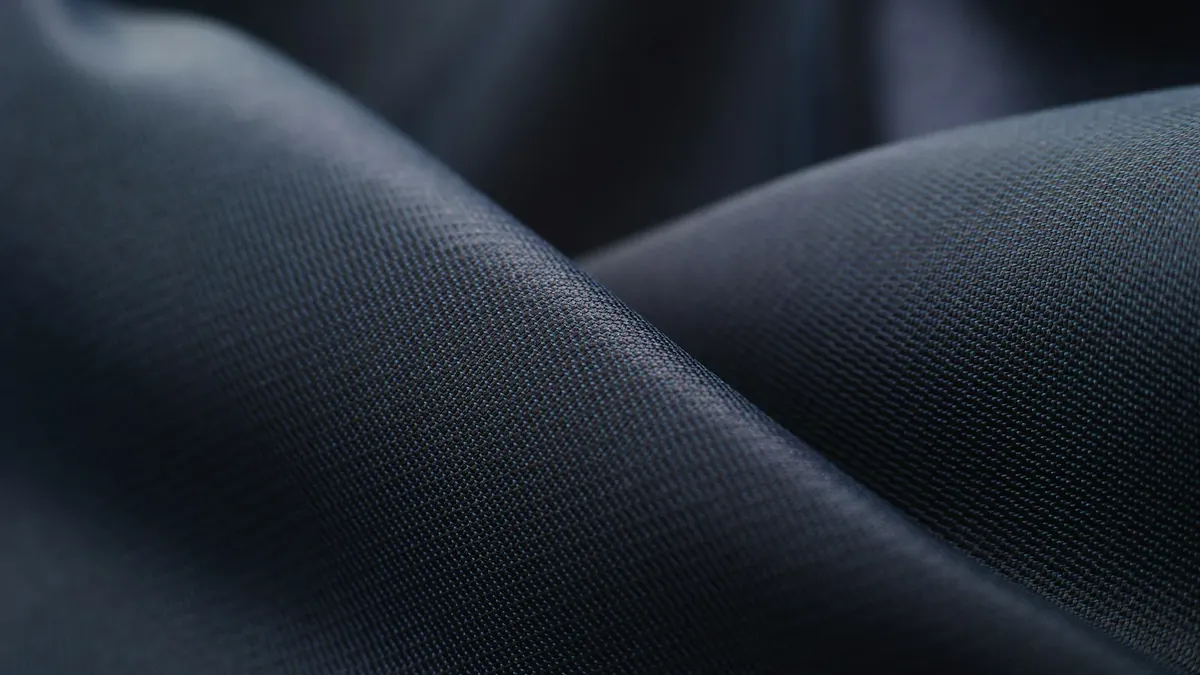 White textile in close up photography
