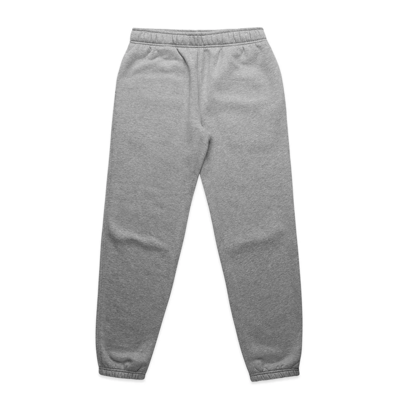 Grey marl joggers with a drawcord waistband and cuffed ankles.